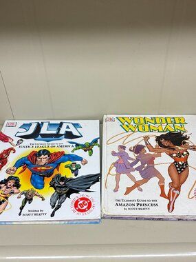 DC Comics Ultimate Guide Set: JLA Justice League & Wonder Woman Hardcover Scott